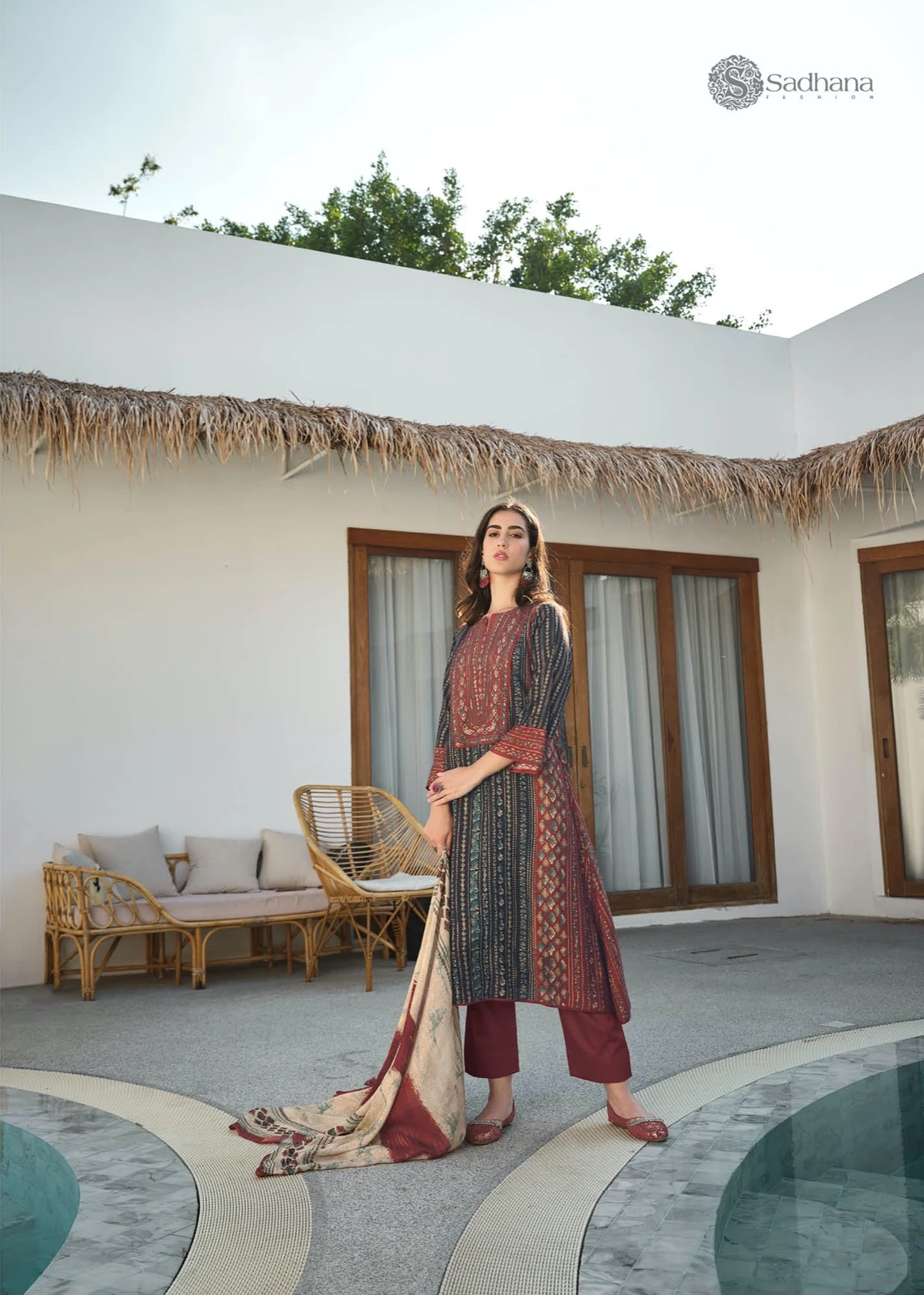Sadhana Fashion Mannat Pure Musline Silk Digital Print Wholesale Fancy Salwar Suit Catalog — Wholesale Salwar Suits, MPA wholesale from Surat — view 8